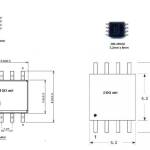 IC Programmer Adapter Socket SOP-8 150mil naar DIP-16 afmetingen chips